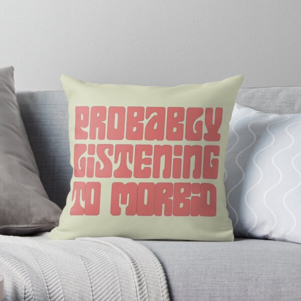 Morbid Podcast morbid Throw Pillow RB1506 product Offical Morbid Podcast Merch