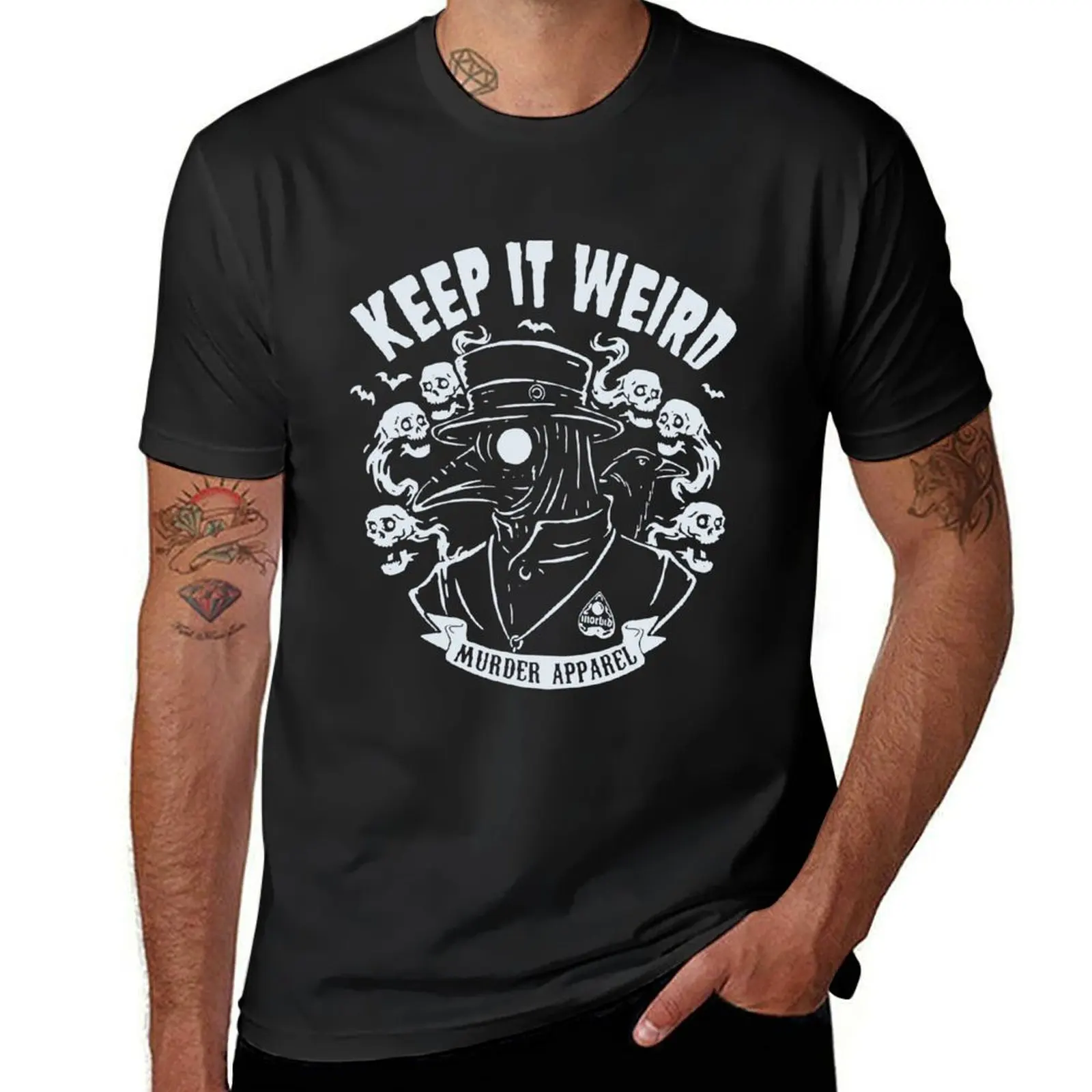 kf S3542afc731a64136a30a5245f884a700R Morbid Podcast Keep It Weird Morbid T Shirt Aesthetic clothing blanks blacks oversized t shirt men - Morbid Podcast Merch